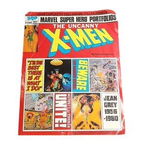 Marvel Superhero Portfolios 1983 The Uncanny X-Men 4 Print Set Fastner & Larson